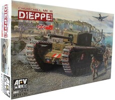 AFVClub Churchill Mk.III Dieppe British Tank Plastic Model Military Vehicle Kit 1/35 Scale #af35176