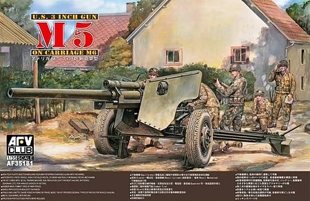 AFVClub 105mm HowitZer M5 Carriage Plastic Model Military Diorama Kit 1/35 Scale #af35181