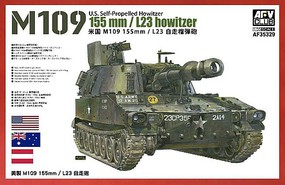 AFVClub M109 155mm/L23 Howitzer Plastic Model Military Vehicle Kit 1/35 Scale #af35329