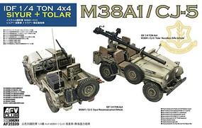AFVClub Israel Defense Forces M-38A1/CJ-5 Plastic Model Military Vehicle Kit 1/35 Scale #af35s99