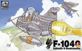 AFVClub Q Scale W. German F-104G Plastic Model Airplane Kit No Scale #afqs06