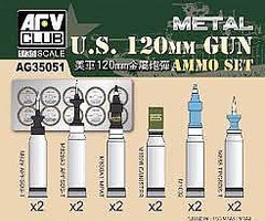 AFVClub M1A1/M1A2 M256 1200mm Ammo Set