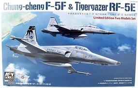 AFVClub F-5F & RF-5E Chung-Cheng + Tigergaz Plastic Model Airplane Kit 1/48 Scale #ar48s11