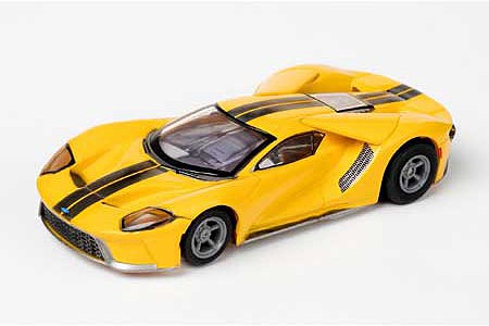 AFX Ford GT Triple Yellow