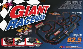 AFX Giant Raceway Set w/Tri-Power Pack 62.5 HO Scale Slot Car Set #70289
