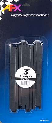 AFX 3 Straight Track (2) HO Scale Slot Car Track #70607