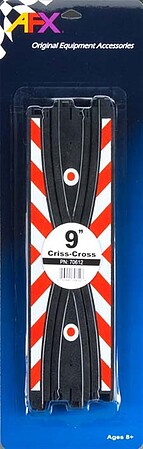 AFX HO 9 Criss-Cross Track HO Scale Slot Car Track #70612