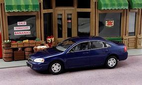 2011 Chevy Impala (Blue) O Scale Model Railroad Vehicle #43603