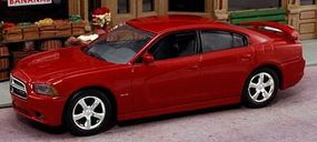 2012 Dodge Charger R/T (Red) O Scale Model Railroad Vehicle #43751