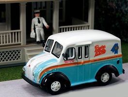 1950 Delivery Truck Rueter Worth Dairy Products HO Scale Model Railroad Vehicle #87011