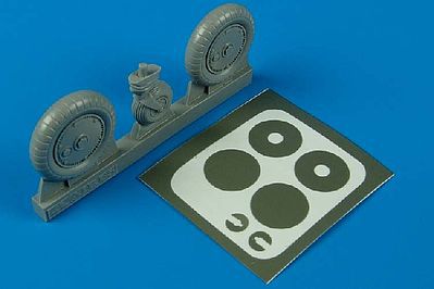 Aires Bf109G Wheels & Paint Masks 1/32 Scale Plastic Model Aircraft Accessory #2029