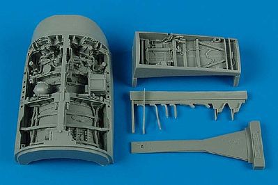 Aires F16C Falcon Wheel Bay For an Academy Model Plastic Model Aircraft Accessory 1/32 #2056