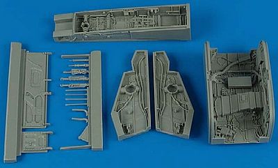 Aires F100D Wheel Bay For a Trumpeter Model Plastic Model Aircraft Accessory 1/32 Scale #2072