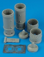 Aires F4B/C/D/N Exhaust Nozzles For a Tamiya Model Plastic Model Aircraft Accessory 1/32 #2074 Aires F4B/C/D/N Exhaust Nozzles For a Tamiya Model Plastic Model Aircraft Accessory 1/32 #2074