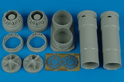 Aires BAe Lightning F3/F6 Exhaust Nozzles (Trumpeter) Plastic Model Aircraft Accessory 1/32 #2112