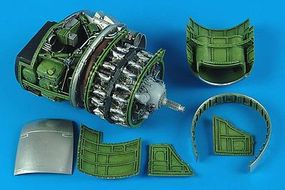 Aires P47D Engine Set For a Hasegawa Model Plastic Model Aircraft Accessory 1/32 Scale #2167 Aires P47D Engine Set For a Hasegawa Model Plastic Model Aircraft Accessory 1/32 Scale #2167