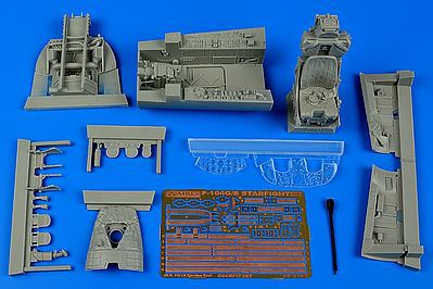Aires F104G Starfighter Cockpit Set For ITA Plastic Model Aircraft Accessory 1/32 Scale #2197
