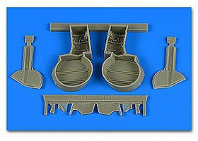 Aires Spitfire Mk IXc Wheel Bay For RVL (Resin) Plastic Model Aircraft Accessory 1/32 #2220 Aires Spitfire Mk IXc Wheel Bay For RVL (Resin) Plastic Model Aircraft Accessory 1/32 #2220