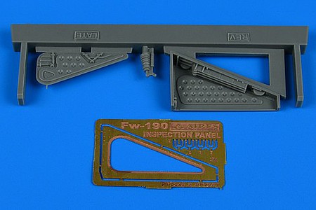Aires FW 190 Inspection Panel Late For RVL Plastic Model Aircraft Accessory 1/32 Scale #2247