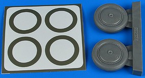 Aires PZL-11 Wheels & Paint Masks For IBG Plastic Model Aircraft Accessory 1/32 Scale #2249