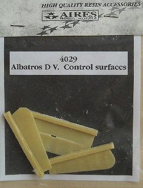 Aires Albatros D V Flaps For an Eduard Model Plastic Model Aircraft Accessory 1/48 Scale #4029