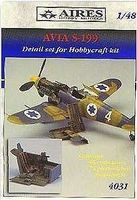 Aires Avia S199 Detail Set For Hobby Craft Canada Plastic Model Aircraft Accessory 1/48 #4031