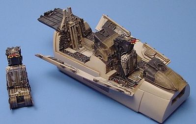 Aires F14A Cockpit Set For a Hasegawa Model Plastic Model Aircraft Accessory 1/48 Scale #4124