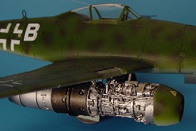 Aires Me262A Engine Set For a Tamiya Model Plastic Model Aircraft Accessory 1/48 Scale #4145