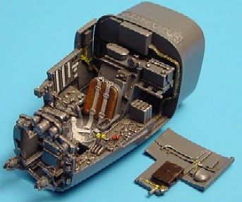 Aires Ar234B1 Cockpit Set For a Hasegawa Model Plastic Model Aircraft Accessory 1/48 Scale #4151