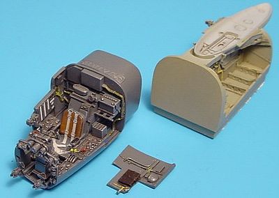 Aires Ar234B Wheel Bay & Cockpit Set For Hasegawa Plastic Model Aircraft Accessory 1/48 #4164
