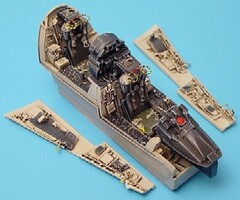 Aires F4G Cockpit Set For a Hasegawa Model Plastic Model Aircraft Accessory 1/48 Scale #4226