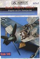 Aires Fw190A3 Engine Set For a Tamiya Model Plastic Model Aircraft Accessory 1/48 Scale #4242 Aires Fw190A3 Engine Set For a Tamiya Model Plastic Model Aircraft Accessory 1/48 Scale #4242