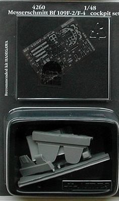 Aires Bf109F2/F4 Cockpit Set For a Hasegawa Model Plastic Model Aircraft Accessory 1/48 #4260