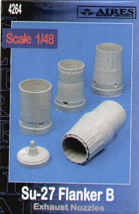 Aires Su27 Flanker B Exhaust Nozzles For Academy Plastic Model Aircraft Accessory 1/48 #4264 Aires Su27 Flanker B Exhaust Nozzles For Academy Plastic Model Aircraft Accessory 1/48 #4264