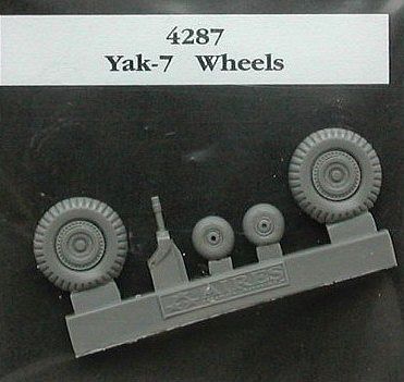 Aires Yak7 Wheels & Paint Mask Plastic Model Aircraft Accessory 1/48 Scale #4287