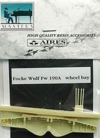 Aires Fw190A3 Wheel Bay For a Tamiya Model Plastic Model Aircraft Accessory 1/48 Scale #4302
