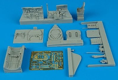 Aires Spitfire F Mk 24 Cockpit For an Airfix Model Plastic Model Aircraft Accessory 1/48 #4334