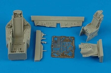 Aires F16C Falcon Block 25/32 Cockpit Set For Tamiya Plastic Model Aircraft Accessory 1/48 #4364