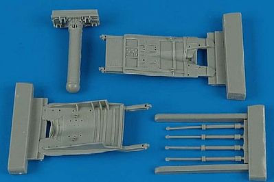 Aires MiG29 Fulcrum Air Brakes For an Academy Model Plastic Model Aircraft Accessory 1/48 #4365