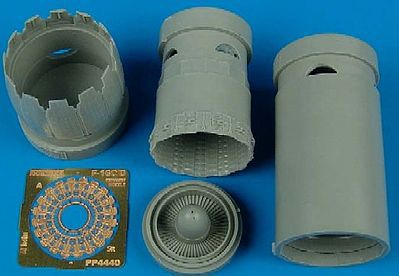 Aires F16C/D Block 30/40/50/60 Exhaust Nozzle For KIN Plastic Model Aircraft Accessory 1/48 #4440