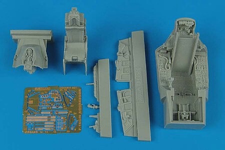 Aires F16C/N Aggressor Cockpit Set For a Tamiya Model Plastic Model Aircraft Accessory 1/48 #4449