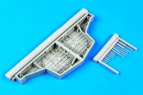 Aires Hawker Sea Fury Wheel Bay For a Trumpeter Model Plastic Model Aircraft Accessory 1/48 #4452