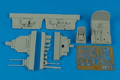 Aires P47M Thunderbolt Cockpit Set For a Tamiya Model Plastic Model Aircraft Accessory 1/48 #4476