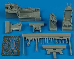 Aires F5E Cockpit Set For an AFV Club Model Plastic Model Aircraft Accessory 1/48 Scale #4483