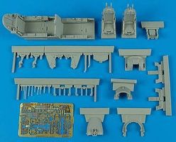 Aires F5F Cockpit Set For an AFV Club Model Plastic Model Aircraft Accessory 1/48 Scale #4551 Aires F5F Cockpit Set For an AFV Club Model Plastic Model Aircraft Accessory 1/48 Scale #4551