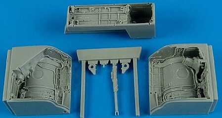 Aires MiG23 Flogger Wheel Bay For a Trumpeter Model Plastic Model Aircraft Accessory 1/48 #4569