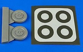 Aires Spitfire Mk V Wheels & Paint Mask For ARX Plastic Model Aircraft Accessory 1/48 #4618