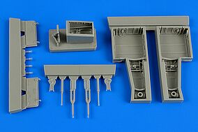 Aires Supermarine Attacket Wheel Bay for TSM Plastic Model Aircraft Accessory 1/48 Scale #4626 Aires Supermarine Attacket Wheel Bay for TSM Plastic Model Aircraft Accessory 1/48 Scale #4626