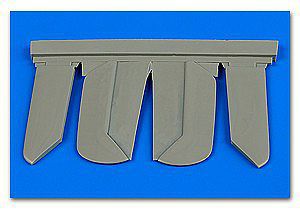 Aires Bf108B Control Surfaces For EDU (Resin) Plastic Model Aircraft Accessory 1/48 Scale #4638