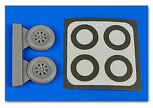 Aires F4U5 Corsair Wheels & Paint Masks For HBO Plastic Model Aircraft Accessory 1/48 #4649